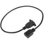 Cable extensor HDMI hembra a hembra tipo panel 50 cm - UB01400 - 02