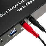 Multiplicador extensor HDMI de 4 puertos a través de cable ethernet Cat.5e hasta 50 m con IR - HB00200 - 06