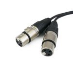 Duplicador de audio cannon XLR macho a 2 XLR hembra 3-pin - XO04300 - 02