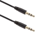 Cable Audio Stereo MiniJack 3.5 M/M 70cm retráctil - EX00100 - 01