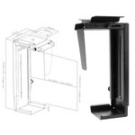 Soporte de caja de ordenador bajo mesa o fijación a pared ajustable 88-203mm - AC06500 - 03