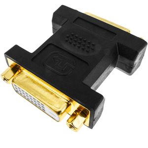 Adaptador DVI-D hembra a DVI-D hembra dual link