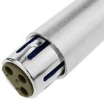 Conector XLR3 3-pin hembra plateado - XN07300 - 05