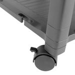 Mesa auxiliar 3 niveles para impresora con ruedas y cajón - AG06300 - 06