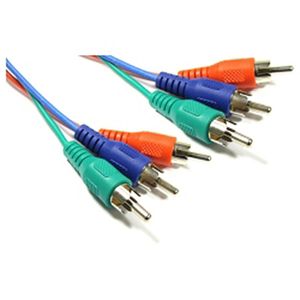 Cable Vídeo RGB 3xRCA (M/M) 10m
