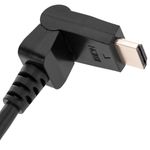 Cable HDMI-A macho a HDMI-A macho de 50 cm con rotación de 180 grados - HG05000 - 03