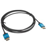 Cable HDMI Lanberg CA-HDMI-22CU-0010-BK HDMI 2.0 macho 4k slim de 1m negro - HI11400 - 02