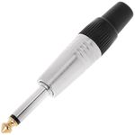 Conector de audio jack 6.3mm macho mono metal - XN08100 - 01