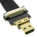 Cable vídeo HDMI plano FPV 50 cm A-macho a micro D-macho - HG08500 - 03