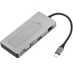 Conversor USB-C a HDMI 4k y ethernet RJ45 y USB-A y USB-C con socket de almacenamiento NGFF M2 - UH08800 - 10