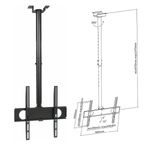 Soporte de techo para pantalla plana de 32" a 55" - OP08300 - 02