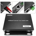 Extensor HDMI UltraHD 4K 2K FullHD 1080p Cat.5e Cat.6 compatible con HDBaseT HDBT POC 100m - Receptor - HB04400 - 02