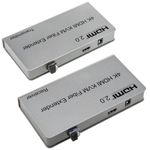 Extensor KVM de 4K HDMI 2.0 USB a través de fibra óptica LC 10 Km emisor y receptor - HN03300 - 03