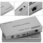 Extensor y multiplicador HDMI a través de LAN Tx y Rx compatible IR y TCP/IP - HN01500 - 02