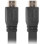Cable HDMI 2.0 con conector tipo A macho a conector tipo A macho Ultra HD 4k Plano 1m negro - HI11500 - 02