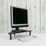 Elevador de monitor para escritorio y estanteria para pantalla notebook de rincón metálico - AD04500 - 03