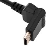 Cable HDMI-A macho a HDMI-A macho de 50 cm con rotación de 180 grados - HG05000 - 08