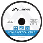 Cable HDMI V2.0 macho a macho de 100 m de Lanberg color negro CA-HDMI-20FB-1000-BK - HI20400 - 04