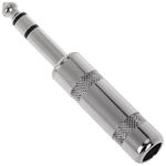 Conector jack 6.3mm macho estéreo TRS metal HQ - XN08400 - 04