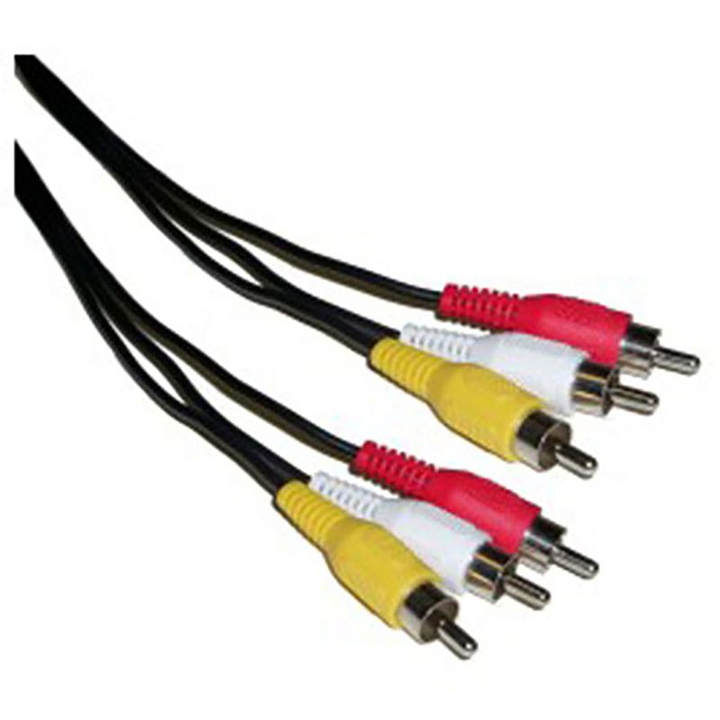 Cable Audio+Video Stereo 5m (3xRCA-M/M) - VB01300 - 01