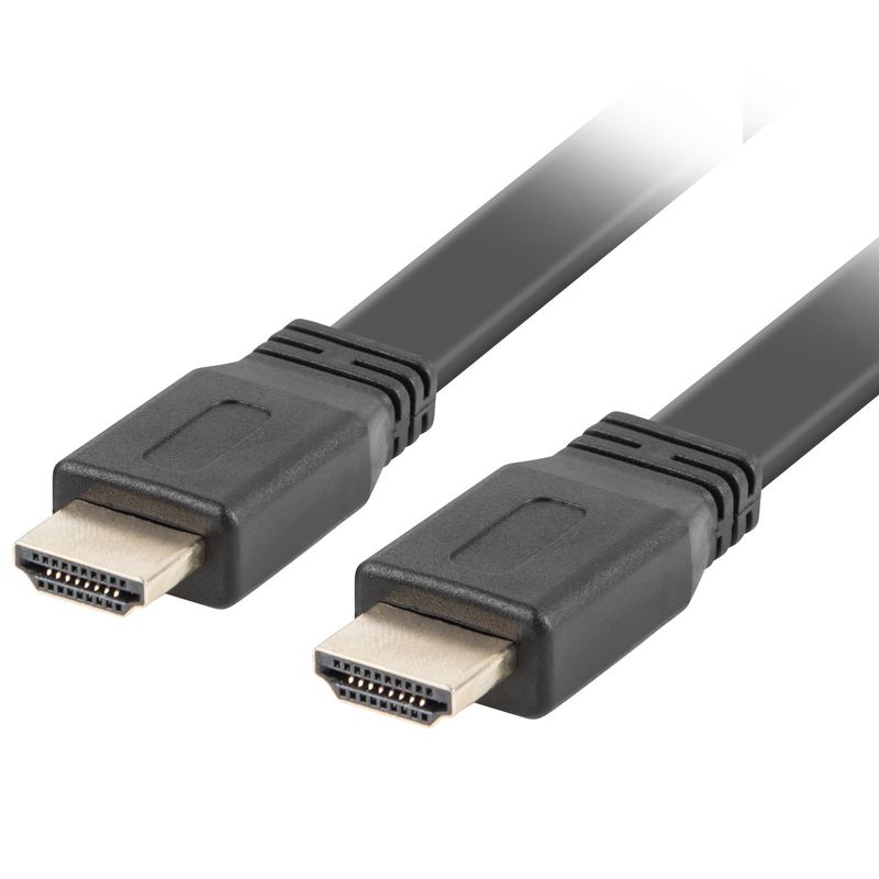 Cable HDMI 2.0 con conector tipo A macho a conector tipo A macho Ultra HD 4k Plano 1.8m negro - HI11600 - 01