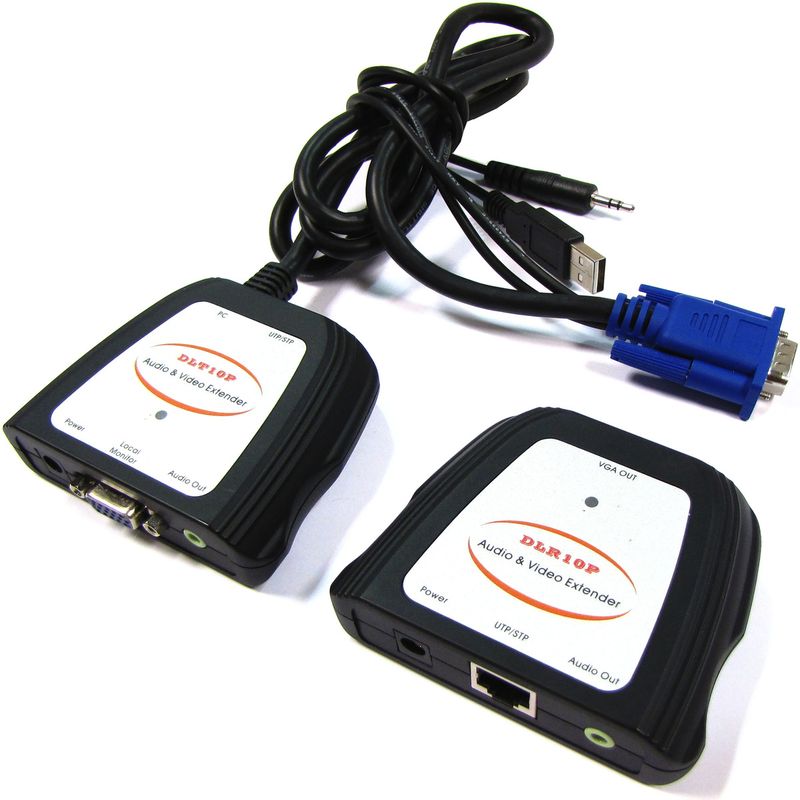 Extensor de VGA y Audio sobre Cat.5e (30 m) - VG01200 - 01