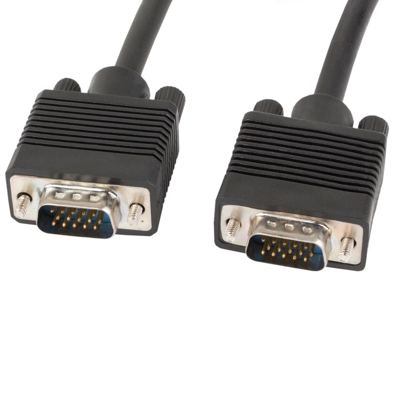 Cable VGA macho a macho 15 m negro de Lanberg CA-VGAC-10CC-0150-B - VS10400 - 01