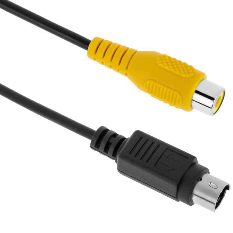 Adaptador de video compuesto a SVHS RCA-hembra a miniDIN 4-pin-macho - AY07300 - 01