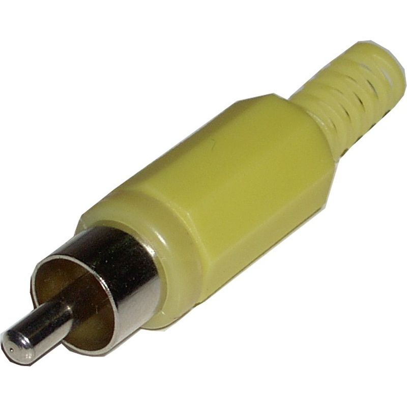Conector RCA-M (Amarillo) - CM01300 - 01
