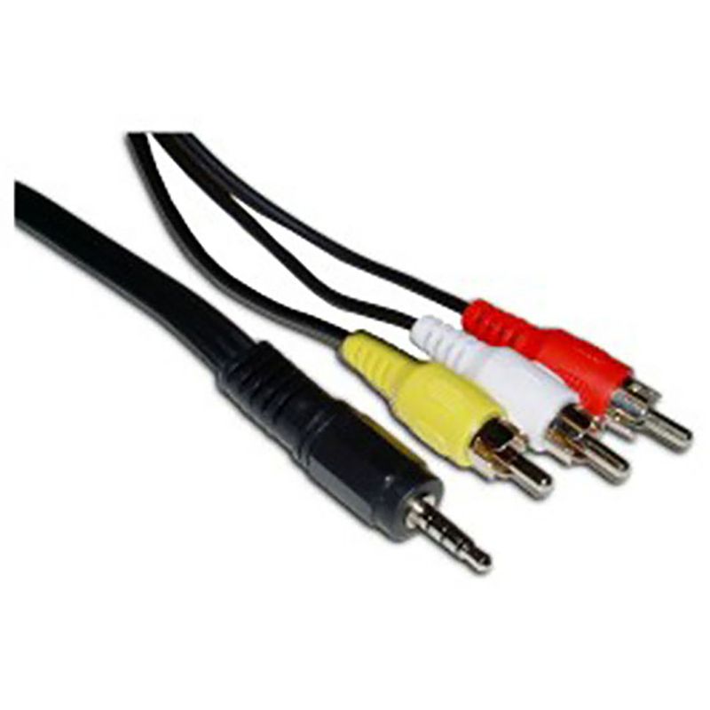 Cable Audio/Vídeo Cámara 3m (3X-Minijack-M / 3xRCA-M) - VD09300 - 01