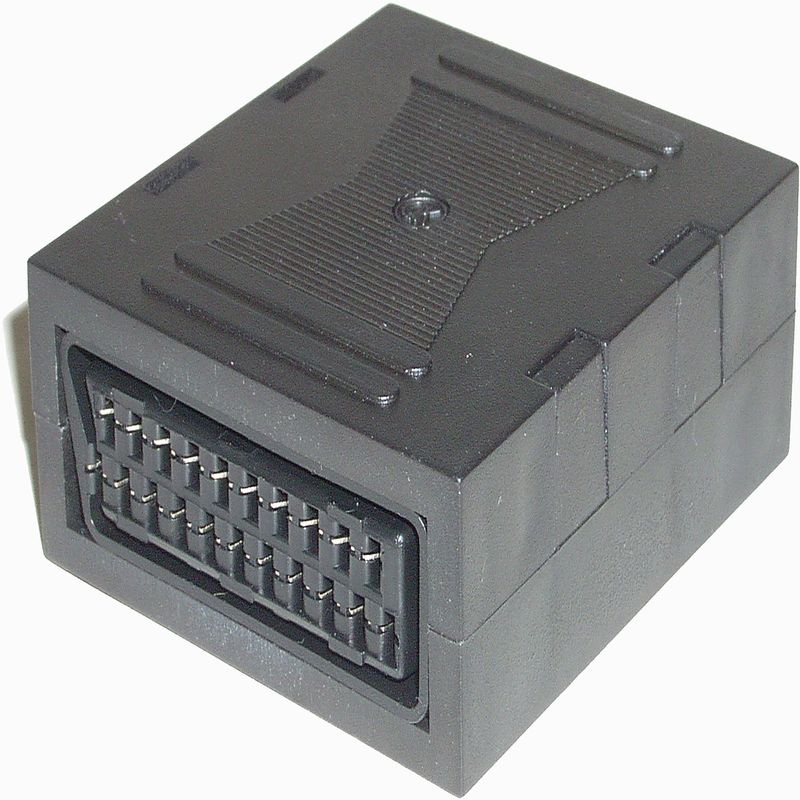 Adaptador Euroconector (SCART-Hembra/SCART-Hembra) - TV06300 - 01