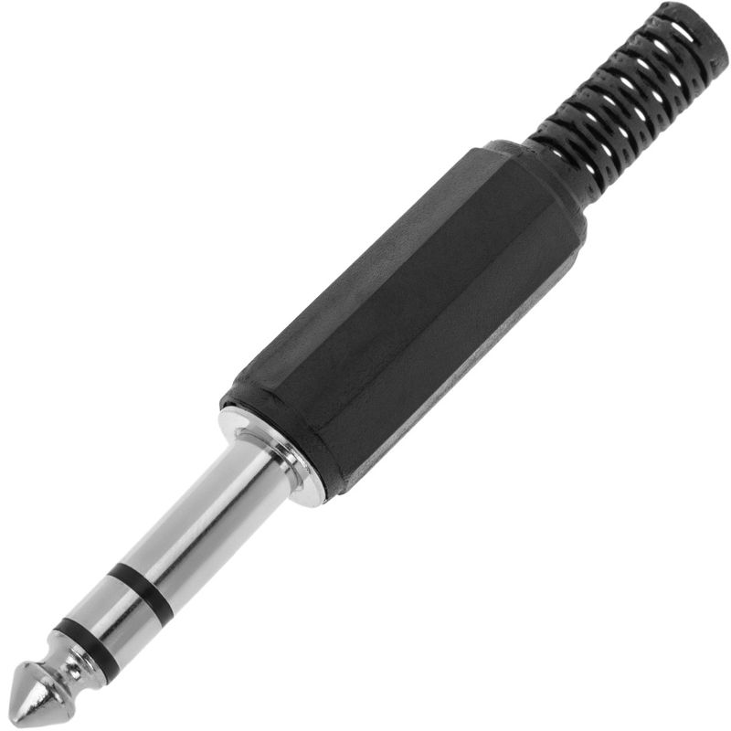 Conector jack de 6,35 mm stereo macho - AY09400 - 01