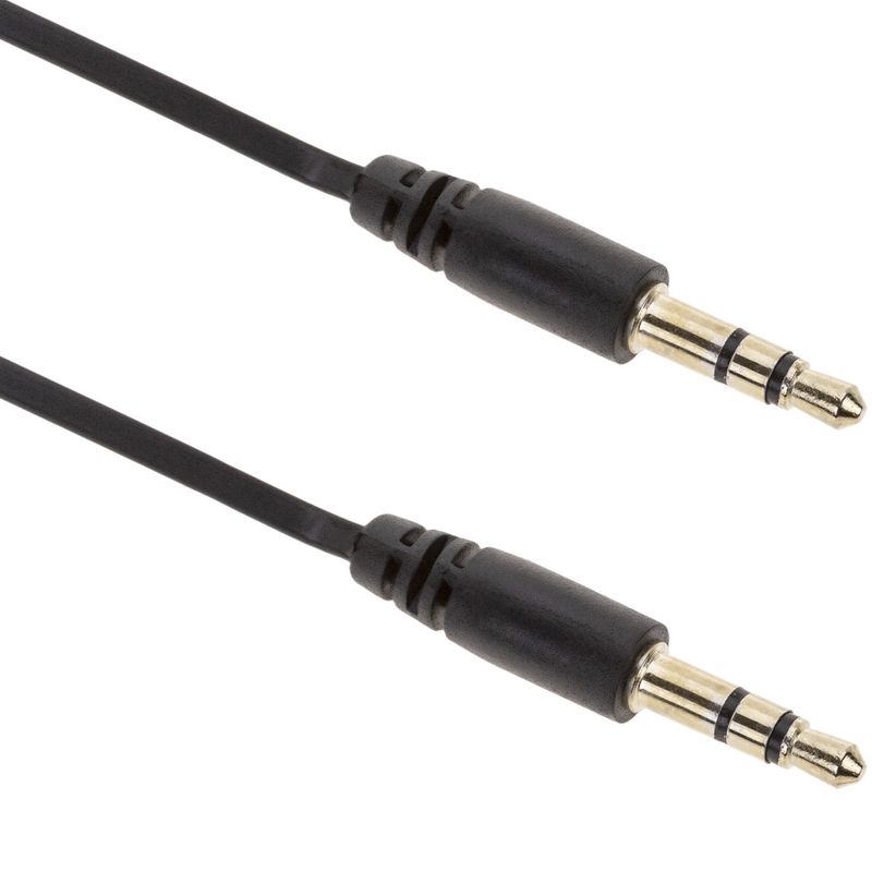 Cable Audio Stereo MiniJack 3.5 M/M 70cm retráctil - EX00100 - 01