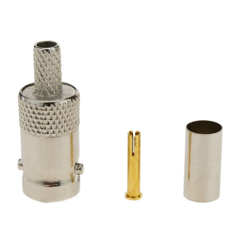 Conector de cable coaxial BNC hembra (RG58) - RC01000 - 01