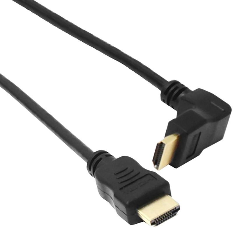 Cable HDMI de tipo HDMI-A macho a HDMI-A macho angulo izquierda 50cm - HE07700 - 01