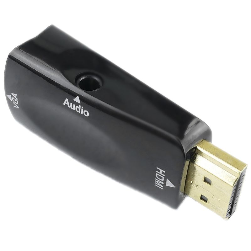 Conversor HDMI a VGA compacto con salida de audio - HC07000 - 01