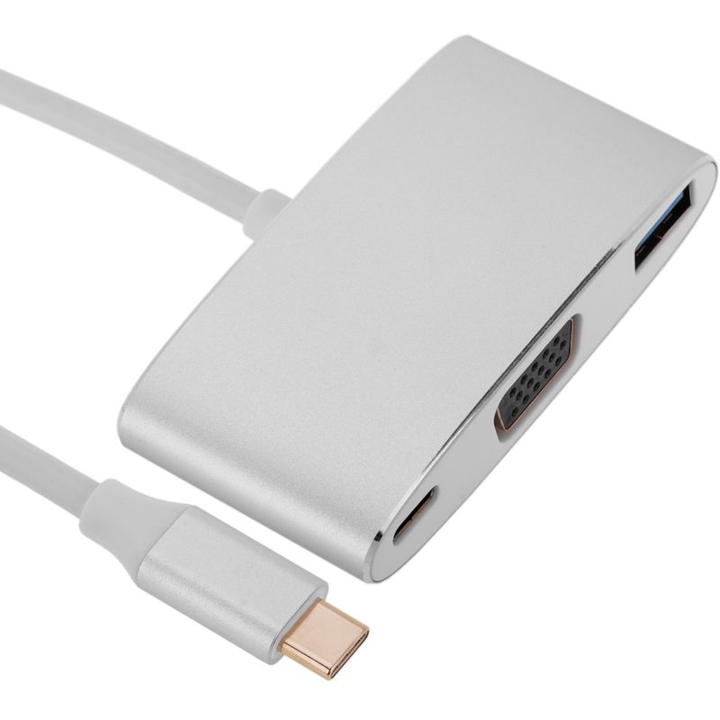 Conversor de USB 3.1 tipo C a VGA y USB-C y USB-A - UH08400 - 01
