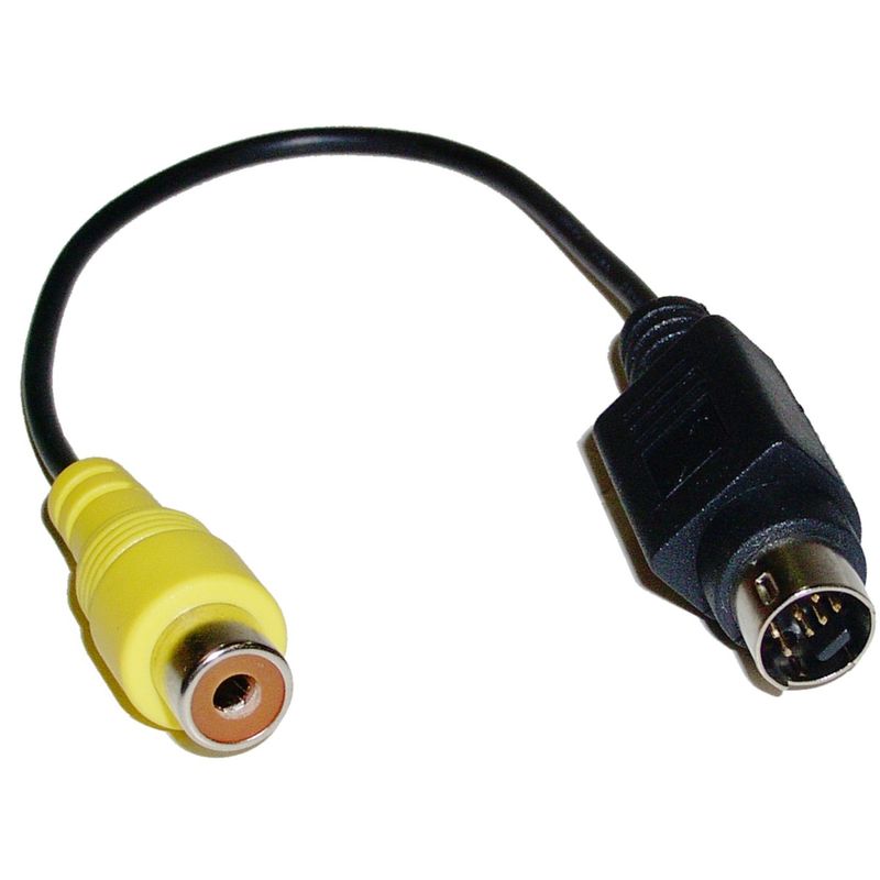 Adaptador Video Compuesto a SVHS-7 (RCA-H/MiniDIN7-M) - AY07600 - 01