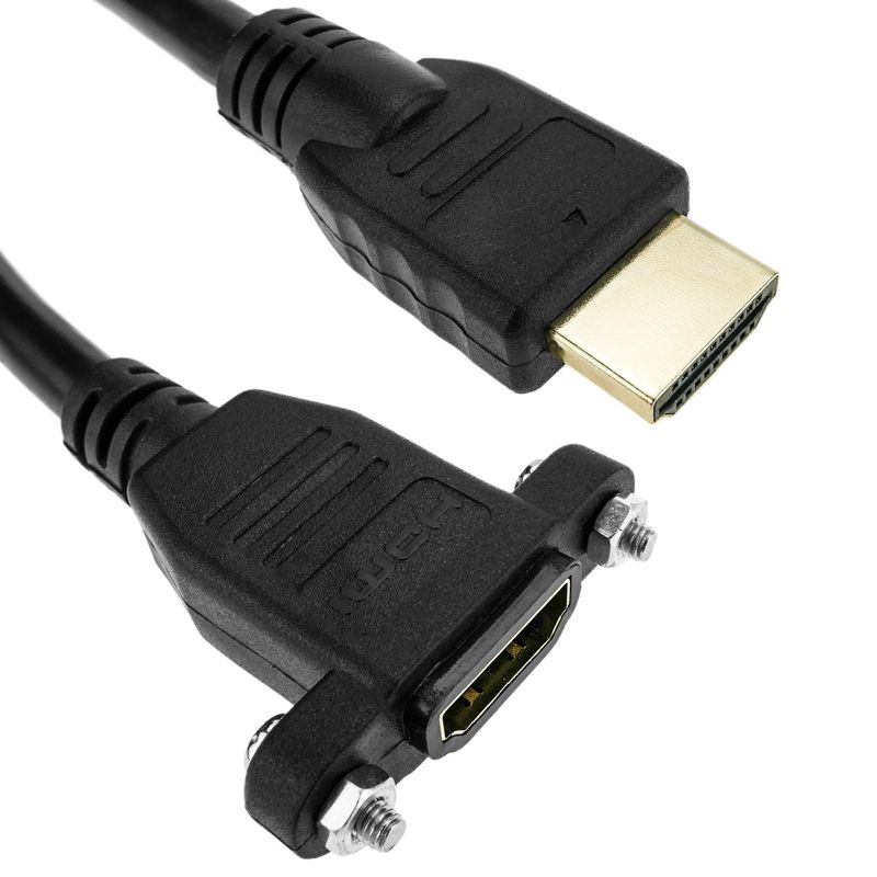 Adaptador HDMI macho a HDMI hembra de para panel - UB01500 - 01