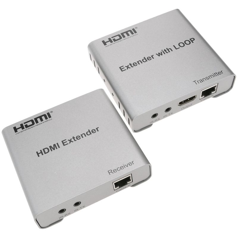 Extensor HDMI por cable UTP Cat.5e 100m compatible con IR y FullHD - HL06000 - 01