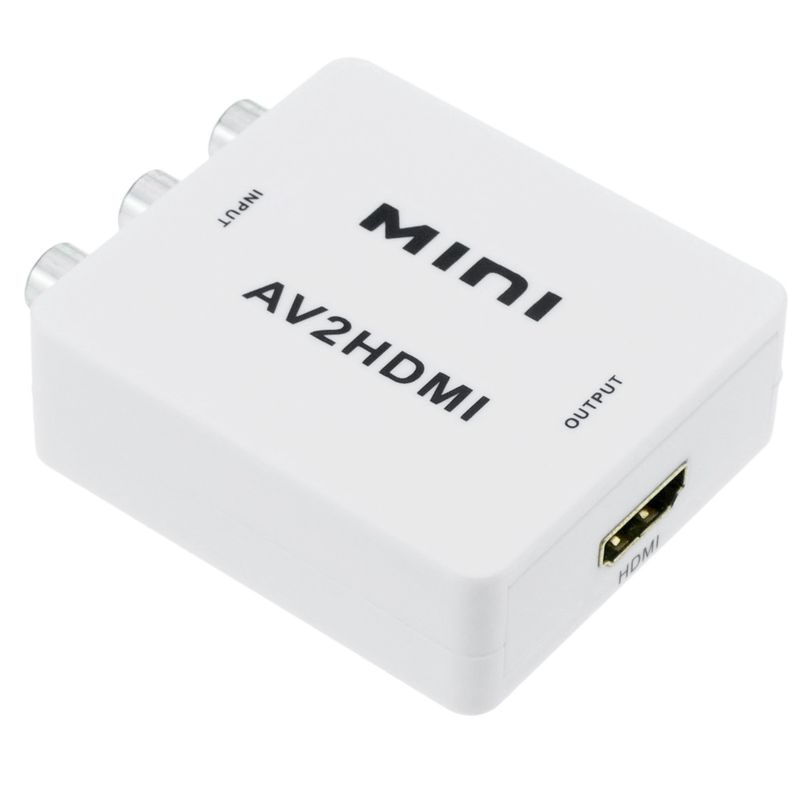 Conversor de vídeo compuesto CVBS y audio a HDMI modelo compacto - HC04800 - 01