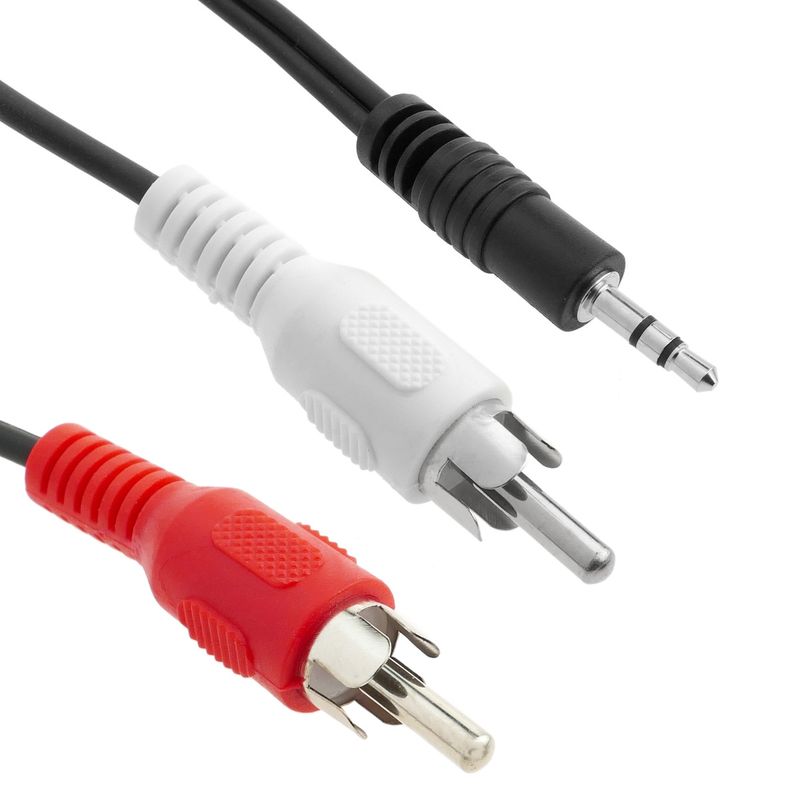 Cable Audio Stereo MiniJack 3.5 M a RCA-M 5m - TV09300 - 01